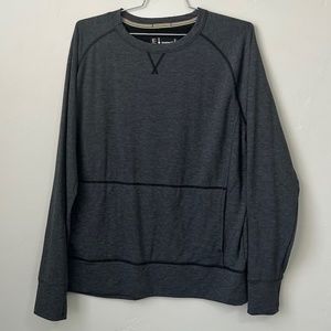 Smartwool Men's Merino Terry Crew Sweatshirt Size XL Gray